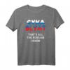 cyka blyat T-Shirt mit russischer Flagge - Gaming Meme Shirt für Gamer & Meme-Liebhaber