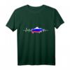 Russische Flagge Geschenk Herzschlag Russland T-Shirt – Patriotische Kleidung für Fans bei Sportevents, Weihnachten & Geburtstage