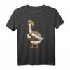 Ukrainisches Militär Gans Kampf T-Shirt mit russischem Witz – Lustiges Support-Shirt für Ukraine-Fans und Humorvolle Unterstützer