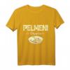 Pelmeni Russland Russisch UdSSR T-Shirt mit Aufschrift 'Pelmeni is happiness' – Für Liebhaber der russischen Küche und Kultur