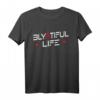 blyatiful life - Lustiges russisches Schimpfwort T-Shirt für Slavs, Ostdeutsche & Freunde des russischen Humors