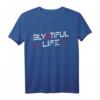 blyatiful life - Lustiges russisches Schimpfwort T-Shirt für Slavs, Ostdeutsche & Freunde des russischen Humors
