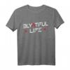 blyatiful life - Lustiges russisches Schimpfwort T-Shirt für Slavs, Ostdeutsche & Freunde des russischen Humors