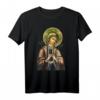 Unsere Liebe Frau der Leiden Ikone Russische Maria T-Shirt – Religiöses Geschenk für Taufe, Kommunion, Konfirmation, Weihnachten & mehr
