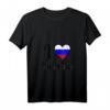 Damen I Love Moskau Russland Flagge UdSSR T-Shirt mit V-Ausschnitt – Perfektes Geschenk für Russland-Fans und Moskau-Liebhaber