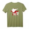 SU-57 PAK-FA T-Shirt - Klassisch geschnitten mit doppelt genähtem Saum für Luftfahrt- und Militärfans