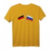Russische Flagge Russland Fahne Deutschland T-Shirt – Patriotisches Design für Fans, Immigranten & Freunde der internationalen Freundschaft