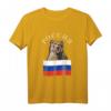 Russland Bär T-Shirt mit Flagge - Stolz auf russische Nationalität, Moskau & ehemalige UdSSR Geschenkidee