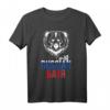 Bär Batja Papa Vater Vatertag T-Shirt mit kyrillischer Aufschrift – Geschenk für russischsprachige Väter und Russland-Liebhaber