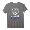 Bär Batja Papa Vater Vatertag T-Shirt mit kyrillischer Aufschrift – Geschenk für russischsprachige Väter und Russland-Liebhaber