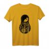 Matroschka Helena T-Shirt mit Blumenmotiv – Traditionelles russisches Design für Geburtstagsgeschenke & Russlandfans