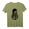 Matroschka Helena T-Shirt mit Blumenmotiv – Traditionelles russisches Design für Geburtstagsgeschenke & Russlandfans
