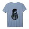 Matroschka Helena T-Shirt mit Blumenmotiv – Traditionelles russisches Design für Geburtstagsgeschenke & Russlandfans