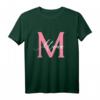 Mascha Russisches Schriftzug Maria Buchstabe T-Shirt – Personalisiertes Geschenk für russische Frauen, Mütter und Freunde zum Geburtstag, Muttertag & Namenstag
