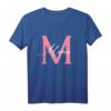 Mascha Russisches Schriftzug Maria Buchstabe T-Shirt – Personalisiertes Geschenk für russische Frauen, Mütter und Freunde zum Geburtstag, Muttertag & Namenstag