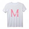 Mascha Russisches Schriftzug Maria Buchstabe T-Shirt – Personalisiertes Geschenk für russische Frauen, Mütter und Freunde zum Geburtstag, Muttertag & Namenstag