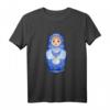 Blaue Matroschka Russische Nistpuppe T-Shirt – Unisex Design für Liebhaber russischer Kultur, Tradition & Mode