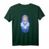 Blaue Matroschka Russische Nistpuppe T-Shirt – Unisex Design für Liebhaber russischer Kultur, Tradition & Mode