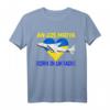 Ukrainische Flagge Mriya & Vintage patriotische Ukraine Flagge - AN-225 Flugzeug T-Shirt für Flugzeugfans, Piloten & Patriotische Ukrainer