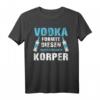 Vodka T-Shirt | Wodka Shirt für Fans | Russischer Vodka Liebhaber Motiv | Party- & Urlaubs-Outfit für Männer