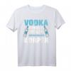 Vodka T-Shirt | Wodka Shirt für Fans | Russischer Vodka Liebhaber Motiv | Party- & Urlaubs-Outfit für Männer