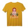 Russische Schönheit T-Shirt – Geschenk für Russinnen & Fans mit russischer Puppe Motiv