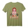 Russische Schönheit T-Shirt – Geschenk für Russinnen & Fans mit russischer Puppe Motiv