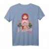 Russische Schönheit T-Shirt – Geschenk für Russinnen & Fans mit russischer Puppe Motiv