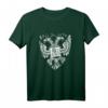 Russischer Adler Doppelkopf T-Shirt mit russischer Flagge – Perfektes Geschenk für russische Fans und Patriotinnen