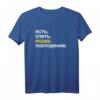 Eat Sleep Wodka Repeat T-Shirt in Kyrillisch – Russisches Motiv für Stolze Russen und Russlanddeutsche