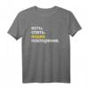 Eat Sleep Wodka Repeat T-Shirt in Kyrillisch – Russisches Motiv für Stolze Russen und Russlanddeutsche