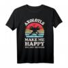 Funny Axolotl Salamander Lover Retro T-Shirt – Lustiges Tierdesign für Amphibienfans, Animal Lovers und Pet Owner