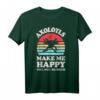 Funny Axolotl Salamander Lover Retro T-Shirt – Lustiges Tierdesign für Amphibienfans, Animal Lovers und Pet Owner
