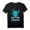 Salamander Mexikanischer Schwanzlurch Axolotl Junge T-Shirt – Perfektes Geschenk für Tier- und Axolotl-Liebhaber