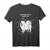 Lustiges Samojeden Hundesmeisterin T-Shirt – Anatomie eines flauschigen Vierbeiners für Hundebesitzer und Liebhaber