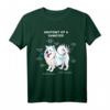 Lustiges Samojeden Hundesmeisterin T-Shirt – Anatomie eines flauschigen Vierbeiners für Hundebesitzer und Liebhaber