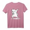 Süßes Tupfen Samojede Hunde T-Shirt - Lustiges DAB Dance Design, Perfektes Geschenk für Hundeliebhaber