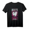Beste Samojoden Mama T-Shirt - Flauschiges Hundeliebhaber Shirt für Hundeschule, Hundeplatz & Samojeden Fans