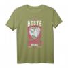 Beste Samojoden Mama T-Shirt - Flauschiges Hundeliebhaber Shirt für Hundeschule, Hundeplatz & Samojeden Fans