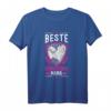 Beste Samojoden Mama T-Shirt - Flauschiges Hundeliebhaber Shirt für Hundeschule, Hundeplatz & Samojeden Fans