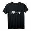 Samojede Herzschlag Schlittenhund T-Shirt – Perfektes Geschenk für Samojede-Liebhaber, Züchter & Schlittenhund-Fans