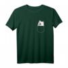 Samojede in der Brusttasche Geschenk - Lustiges Pocket T-Shirt für Samojeden Liebhaber zum Geburtstag & Weihnachten