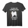 Samojede Glitzer Hundehalter Geschenk T-Shirt - Lustiges Gassi-Outfit für Hundeliebhaber mit Humor, ideal zum Geburtstag & Weihnachten