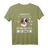 Vorsicht vor dem Herrchen Bernhardiner Shirt - Lustiges Hundebesitzer T-Shirt für Gassi, Hundeschule & Alltag