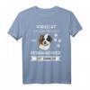 Vorsicht vor dem Herrchen Bernhardiner Shirt - Lustiges Hundebesitzer T-Shirt für Gassi, Hundeschule & Alltag