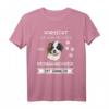 Vorsicht vor dem Herrchen Bernhardiner Shirt - Lustiges Hundebesitzer T-Shirt für Gassi, Hundeschule & Alltag