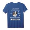 Vorsicht vor dem Herrchen Bernhardiner Shirt - Lustiges Hundebesitzer T-Shirt für Gassi, Hundeschule & Alltag