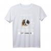 Vorsicht vor dem Herrchen Bernhardiner Shirt - Lustiges Hundebesitzer T-Shirt für Gassi, Hundeschule & Alltag