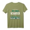 Leg Dich Nie Mit Einem Schäfer An T-Shirt - Bauernhof und Tierliebhaber Geschenk für Schäfer, Rinder, Schafe, Pferde & Trift Fans