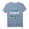Leg Dich Nie Mit Einem Schäfer An T-Shirt - Bauernhof und Tierliebhaber Geschenk für Schäfer, Rinder, Schafe, Pferde & Trift Fans